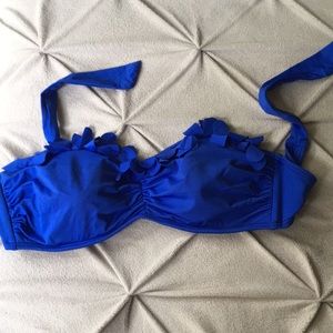Blue bathing suit top